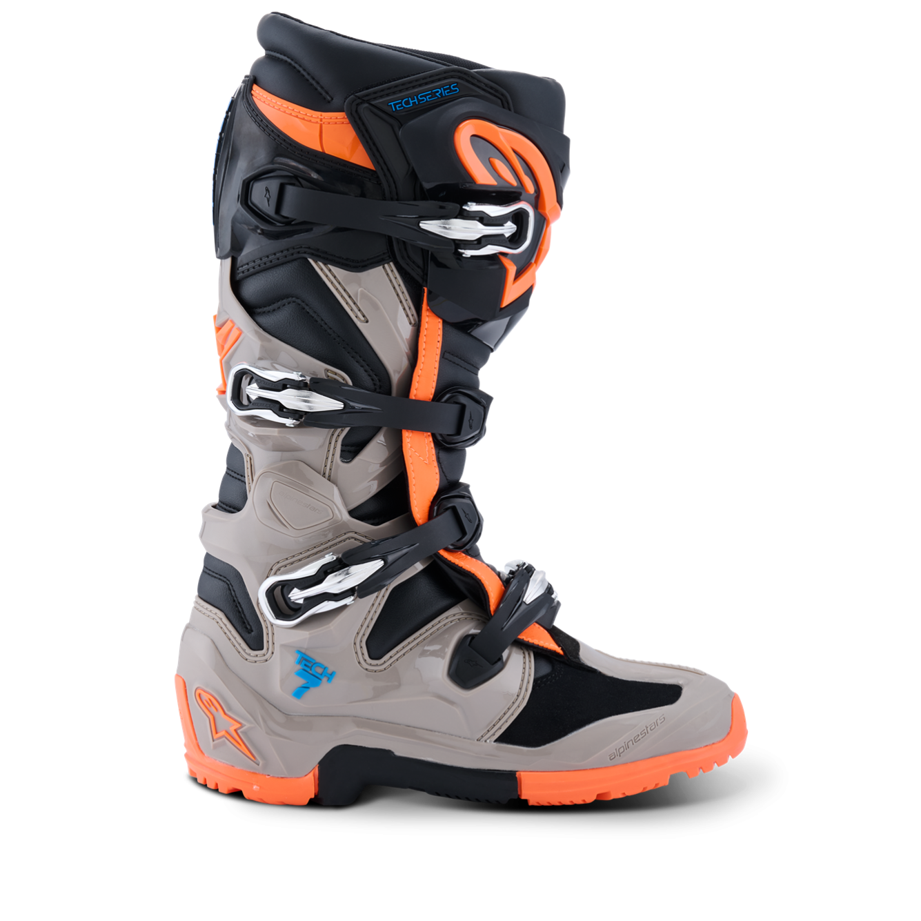 Alpinestars | Enduro laarzen Tech 7 2026 Grijs/Oranje/Zwart