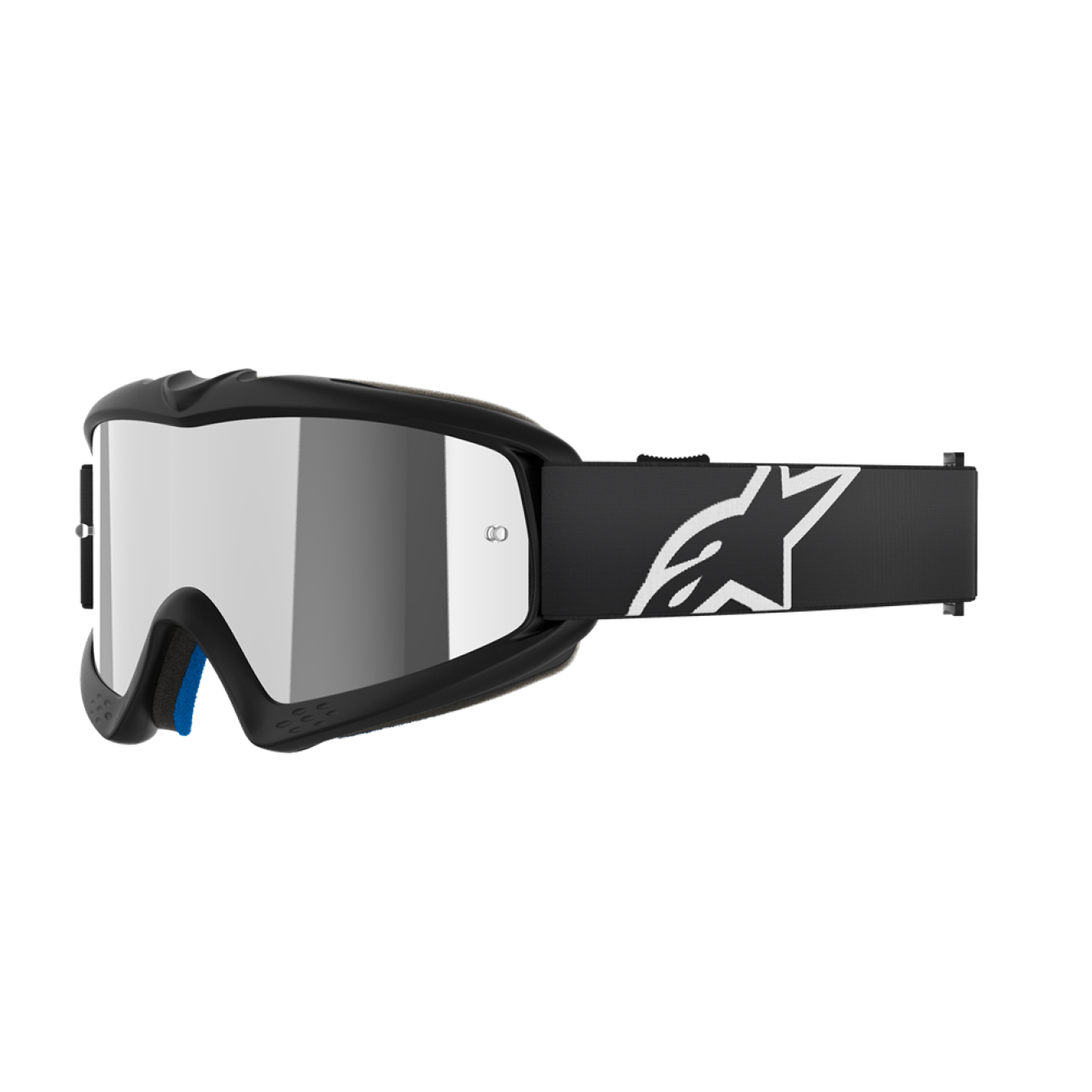 Alpinestars | Crossbril Youth Vision Zwart Spiegel Zilver
