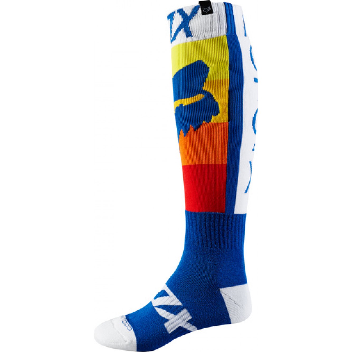 Fox | MX18 Cross-sokken Coolmax Dun DRAFTR Blauw