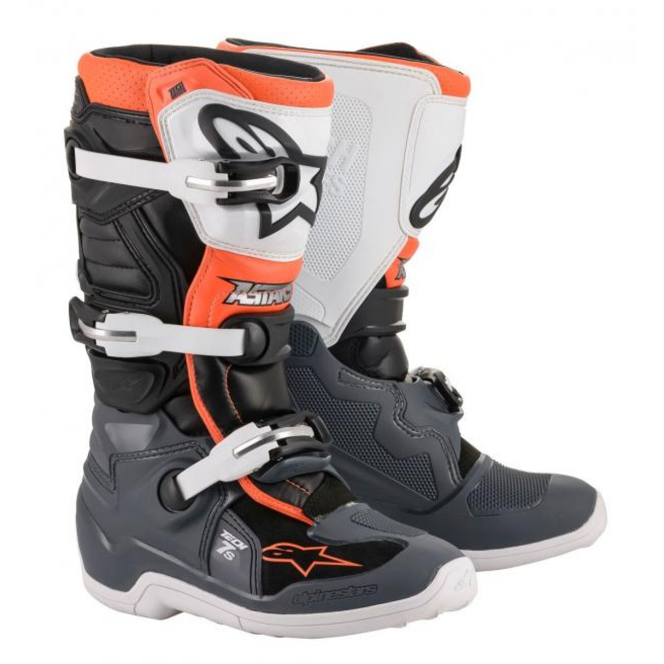 Alpinestars | Crosslaarzen Jeugd Tech 7S Zwart / Oranje