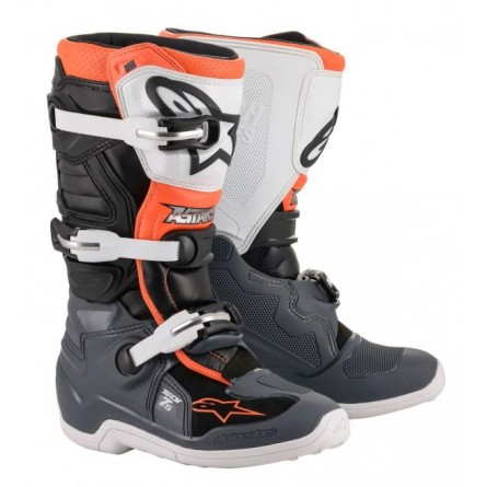 Alpinestars | Crosslaarzen Jeugd Tech 7S Zwart / Oranje