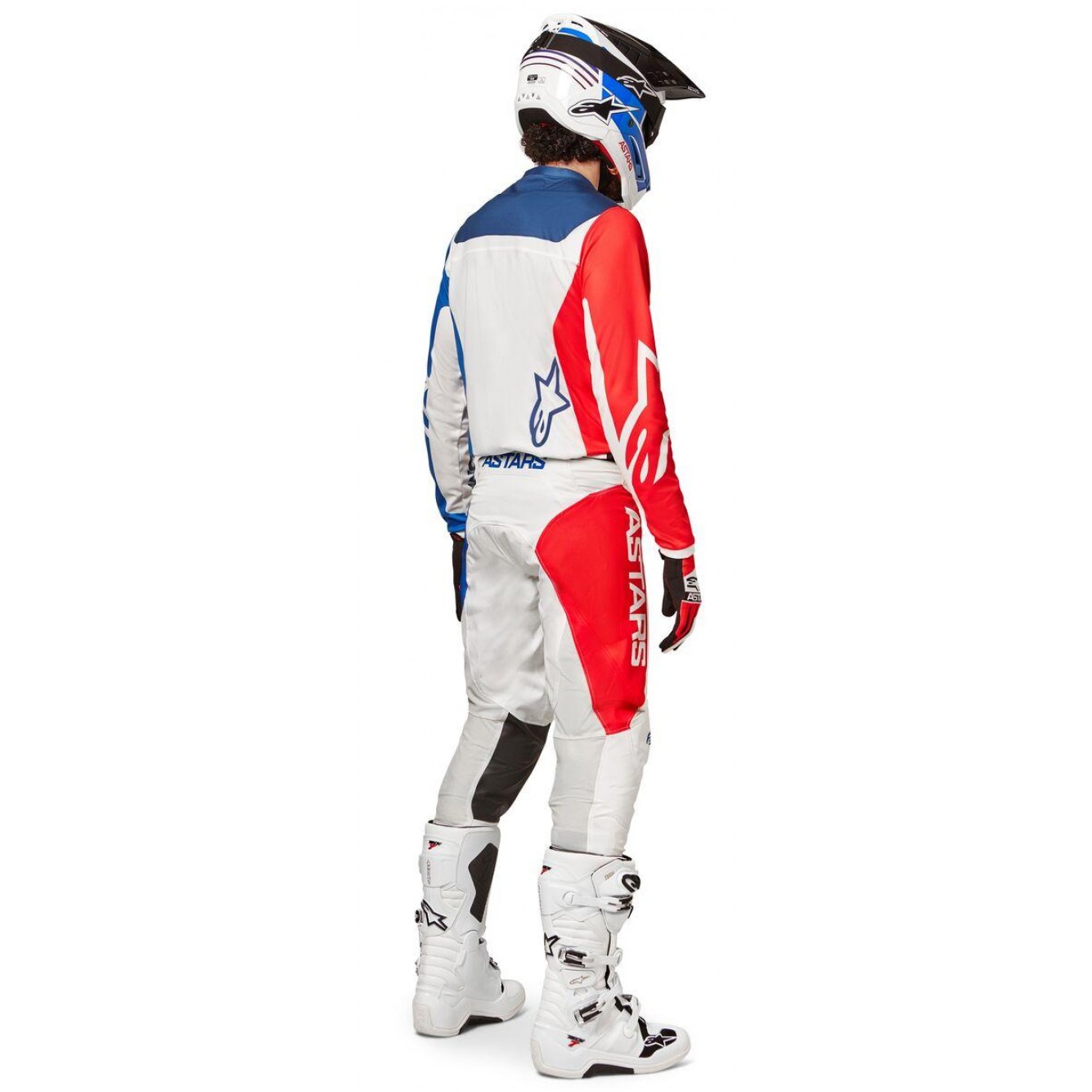 Alpinestars | Cross Broek Racer Compass Wit / Rood / Blauw