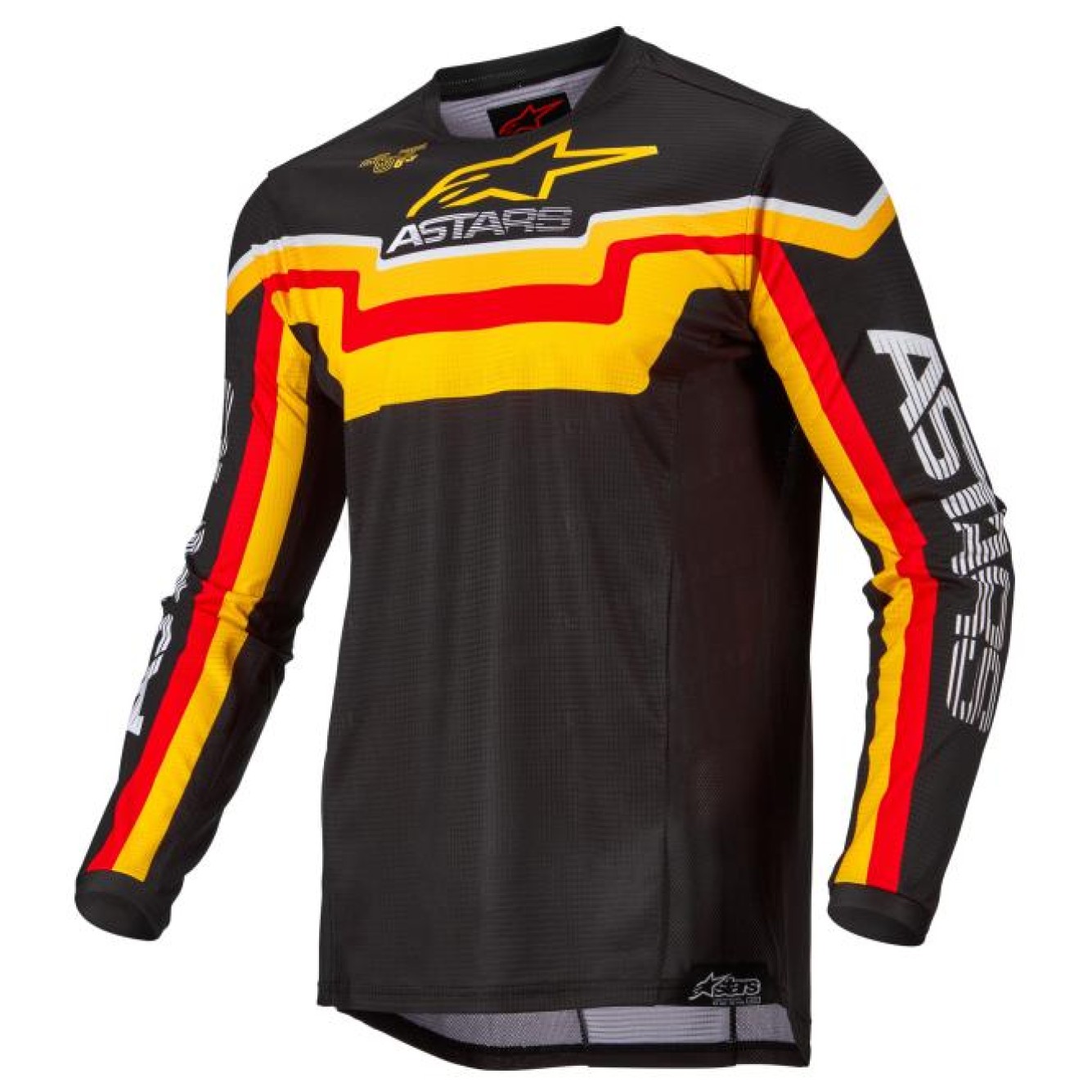 Alpinestars | Cross Shirt Techstar Quadro Zwart / Geel