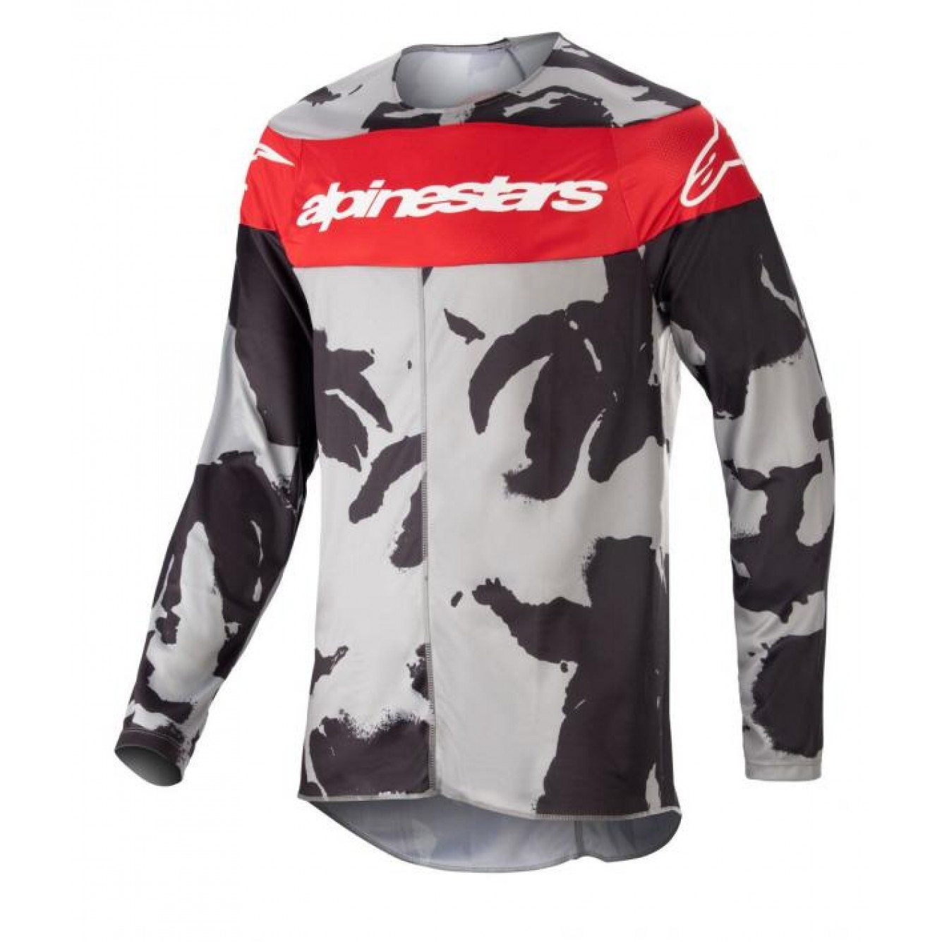 Alpinestars | Cross shirt Racer Tactical Camo Rood
