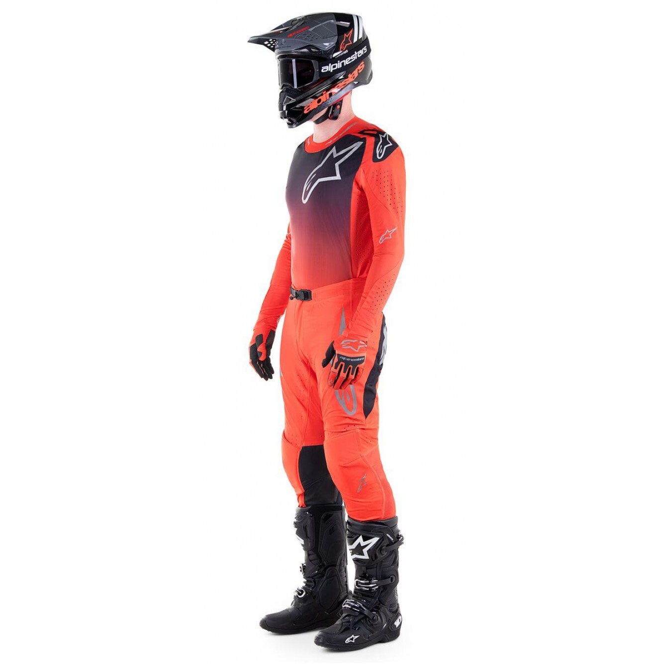 Alpinestars | Cross shirt Supertech Risen Oranje / Zwart