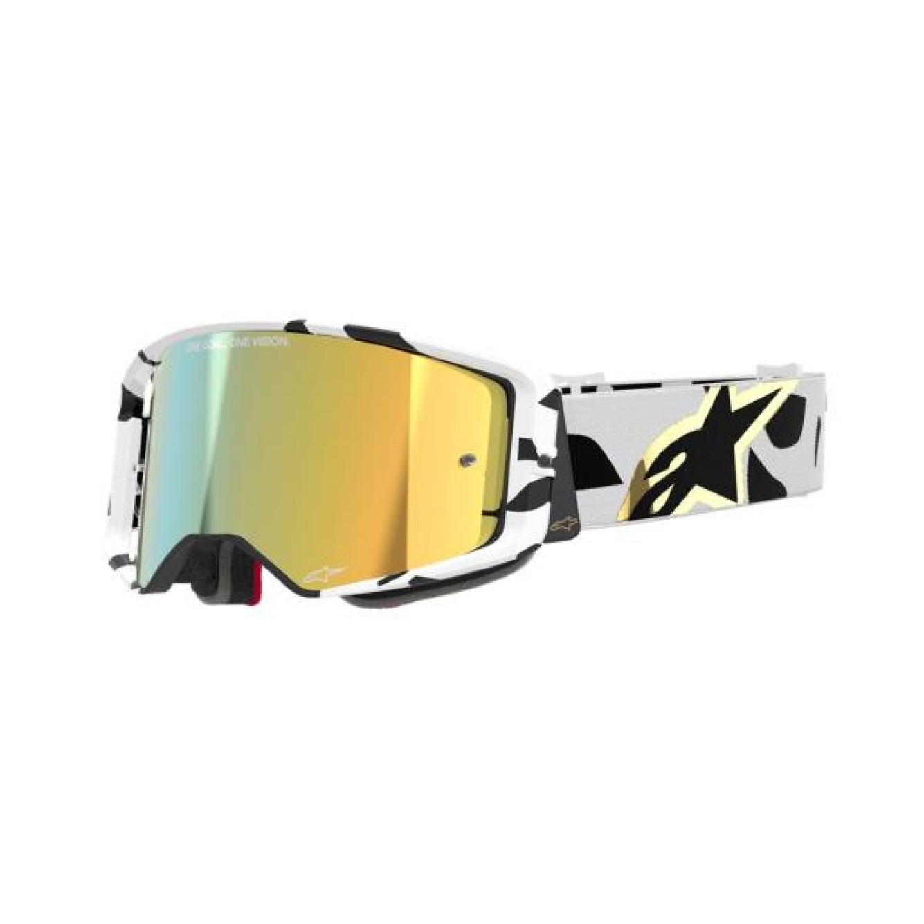 Alpinestars | Crossbril Supertech Corp Wit / Goud