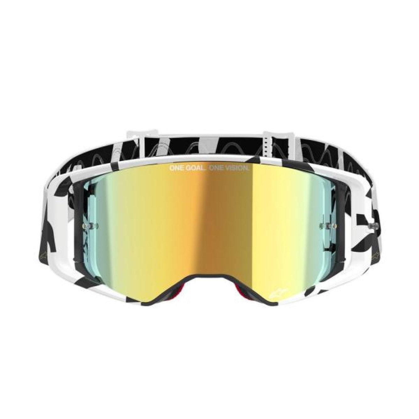 Alpinestars | Crossbril Supertech Corp Wit / Goud