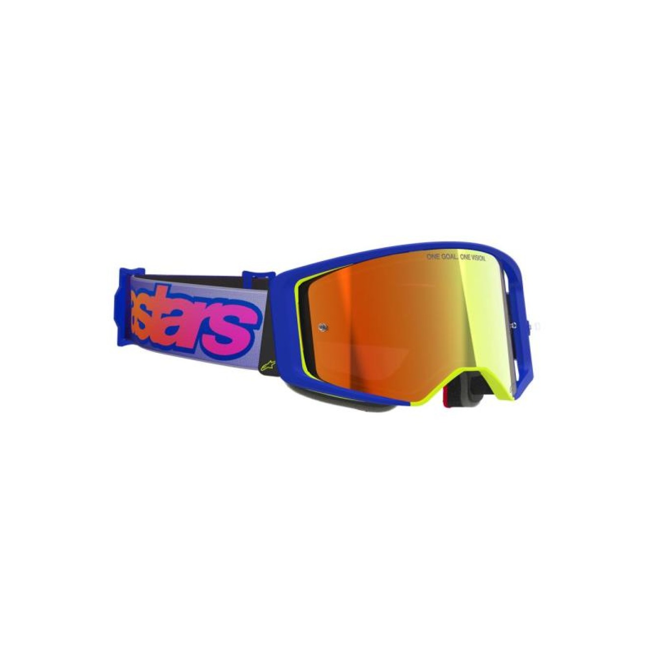 Alpinestars | Crossbril Supertech Vision Vista Blauw/Geel