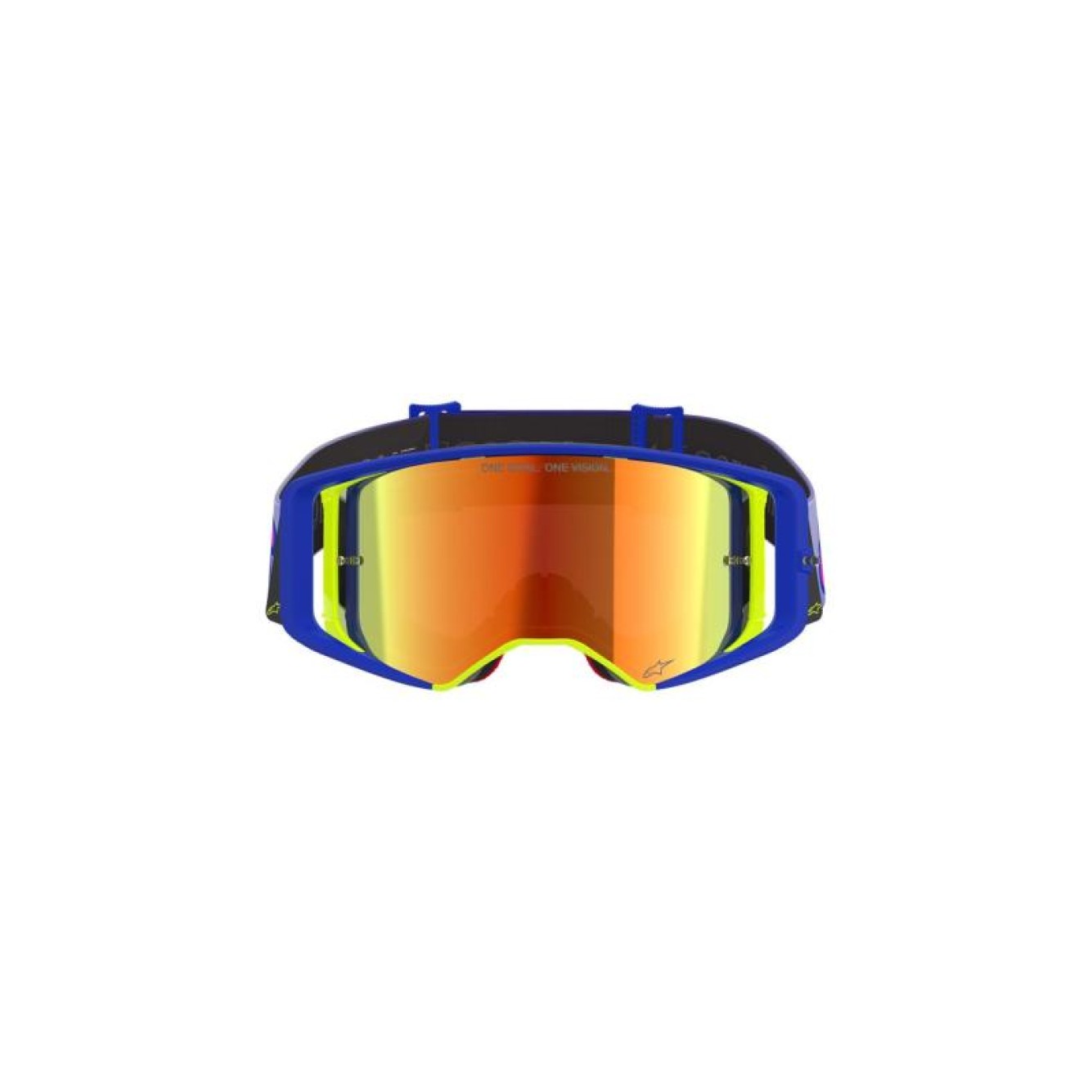 Alpinestars | Crossbril Supertech Vision Vista Blauw/Geel