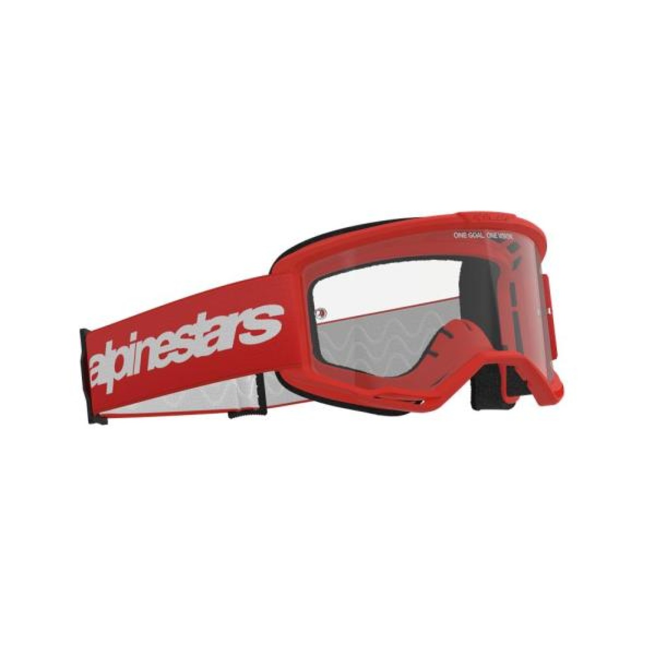 Alpinestars | Crossbril Vision 3 Wordmark rood