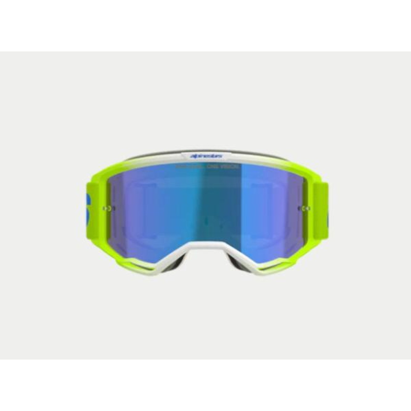 Alpinestars | Crossbril Vision 5 Blaze Geel/Blauw