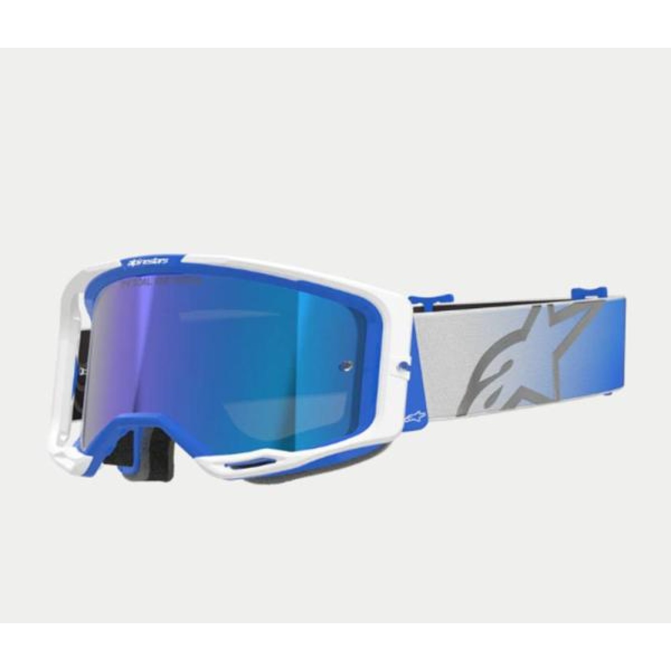 Alpinestars | Crossbril Vision 8 Corp Blauw/Wit