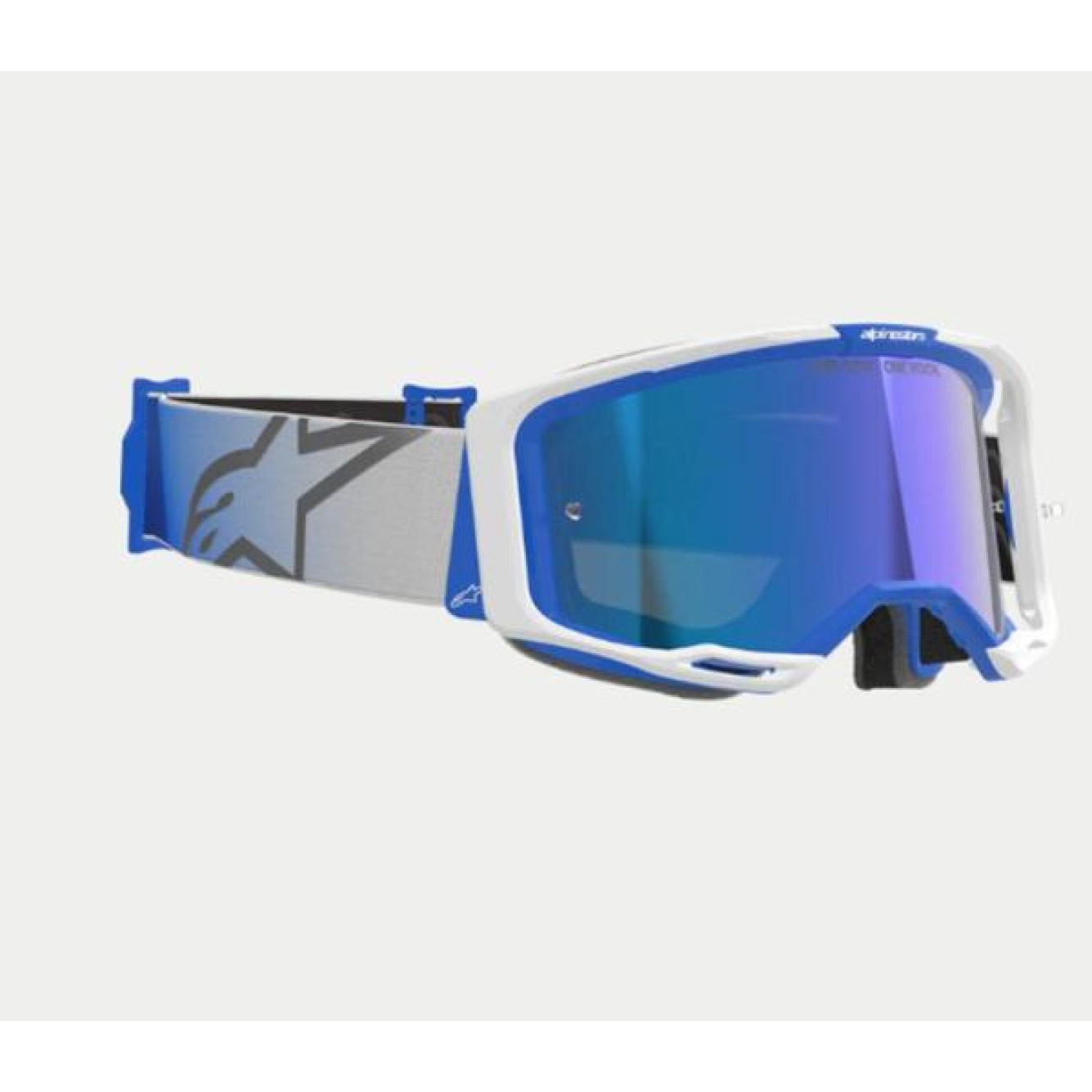 Alpinestars | Crossbril Vision 8 Corp Blauw/Wit