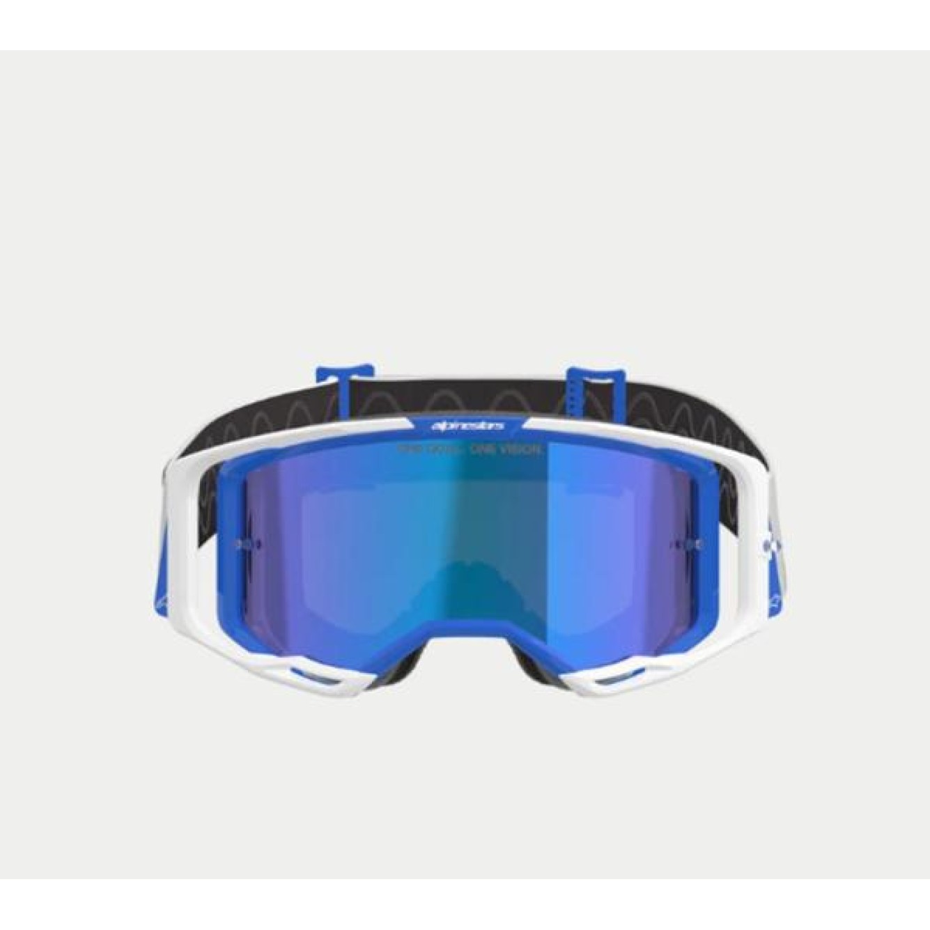 Alpinestars | Crossbril Vision 8 Corp Blauw/Wit