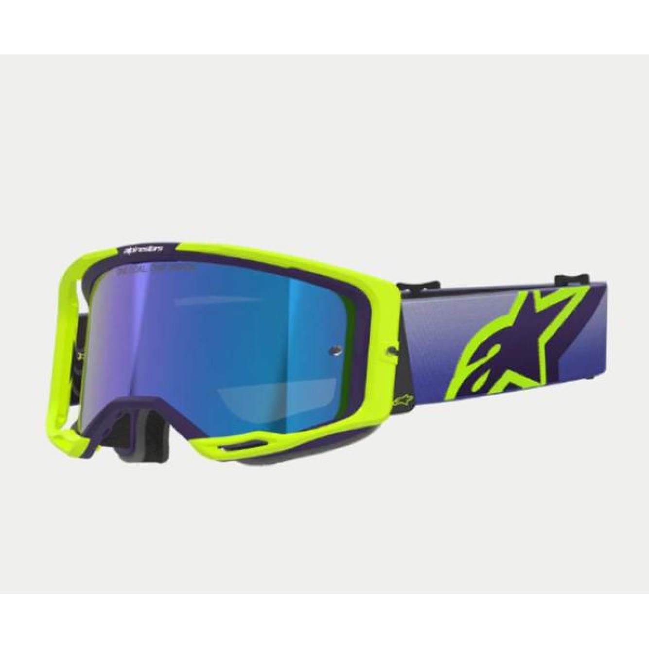 Alpinestars | Crossbril Vision 8 Corp Paars/Geel