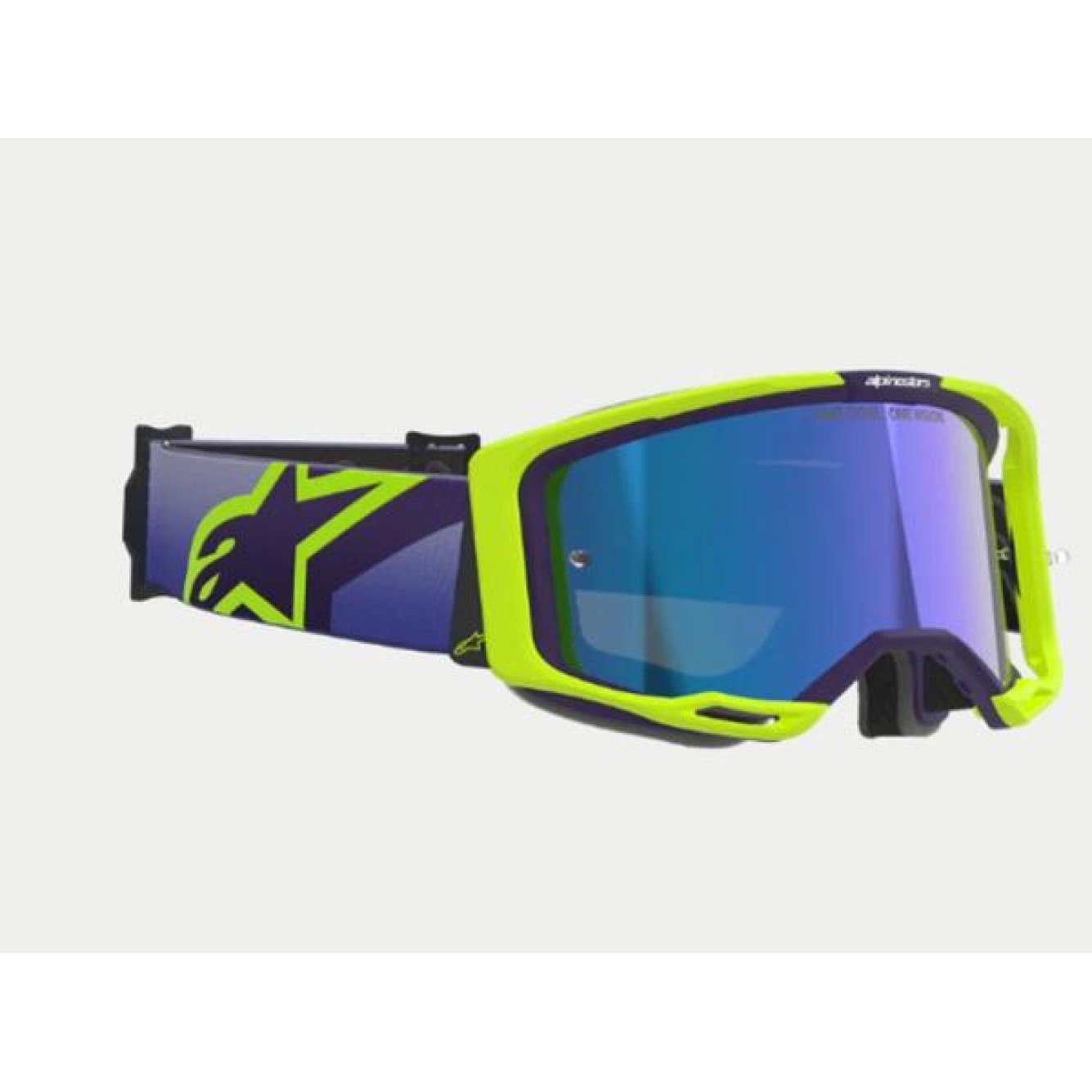 Alpinestars | Crossbril Vision 8 Corp Paars/Geel