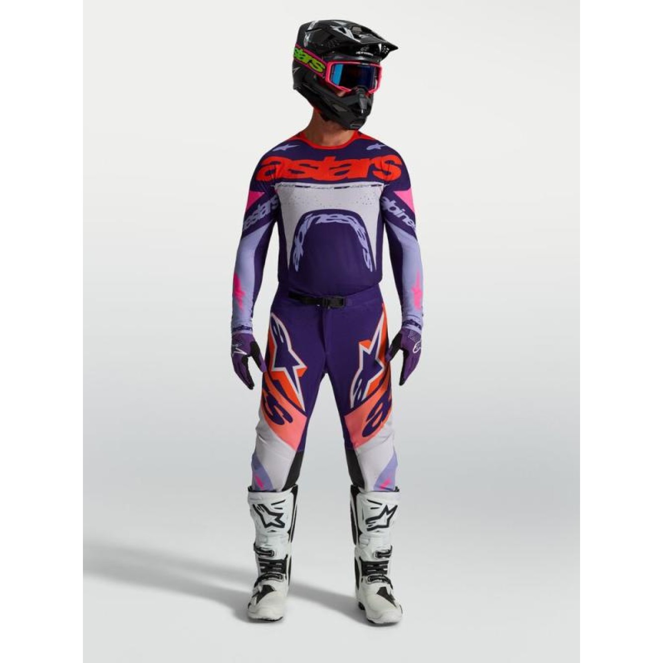 Alpinestars | Crossbroek Supertech Dyna Paars