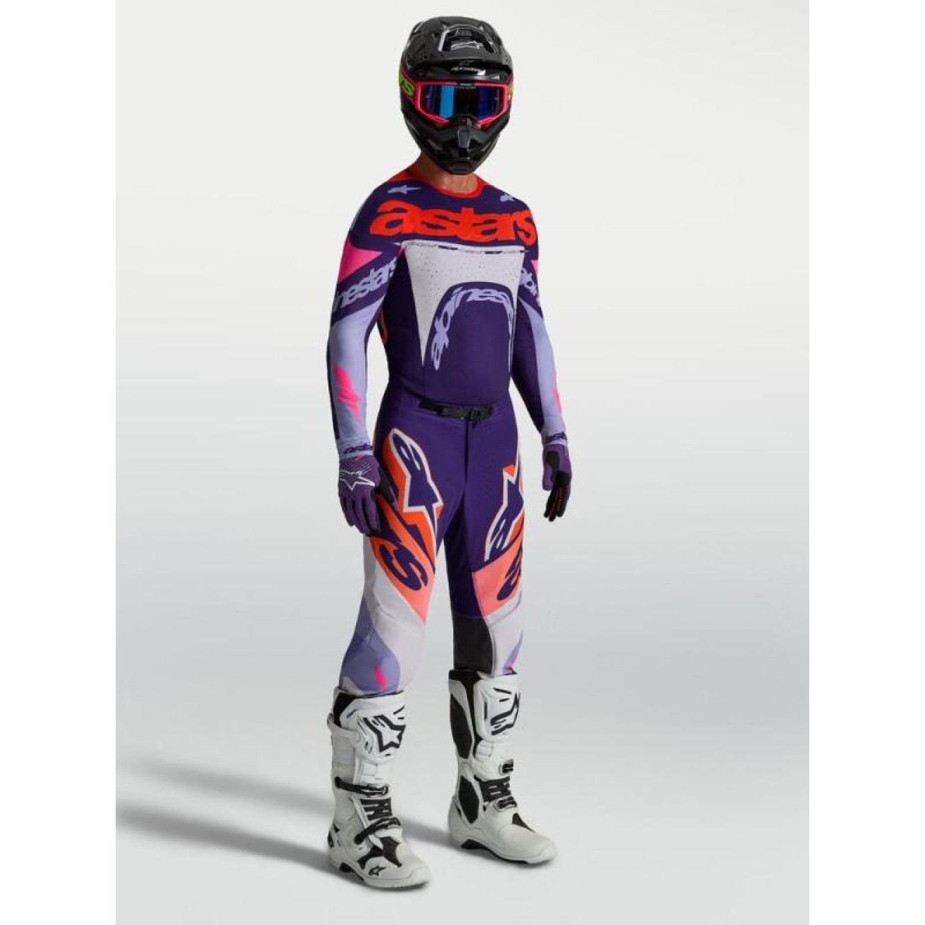 Alpinestars | Crossbroek Supertech Dyna Paars