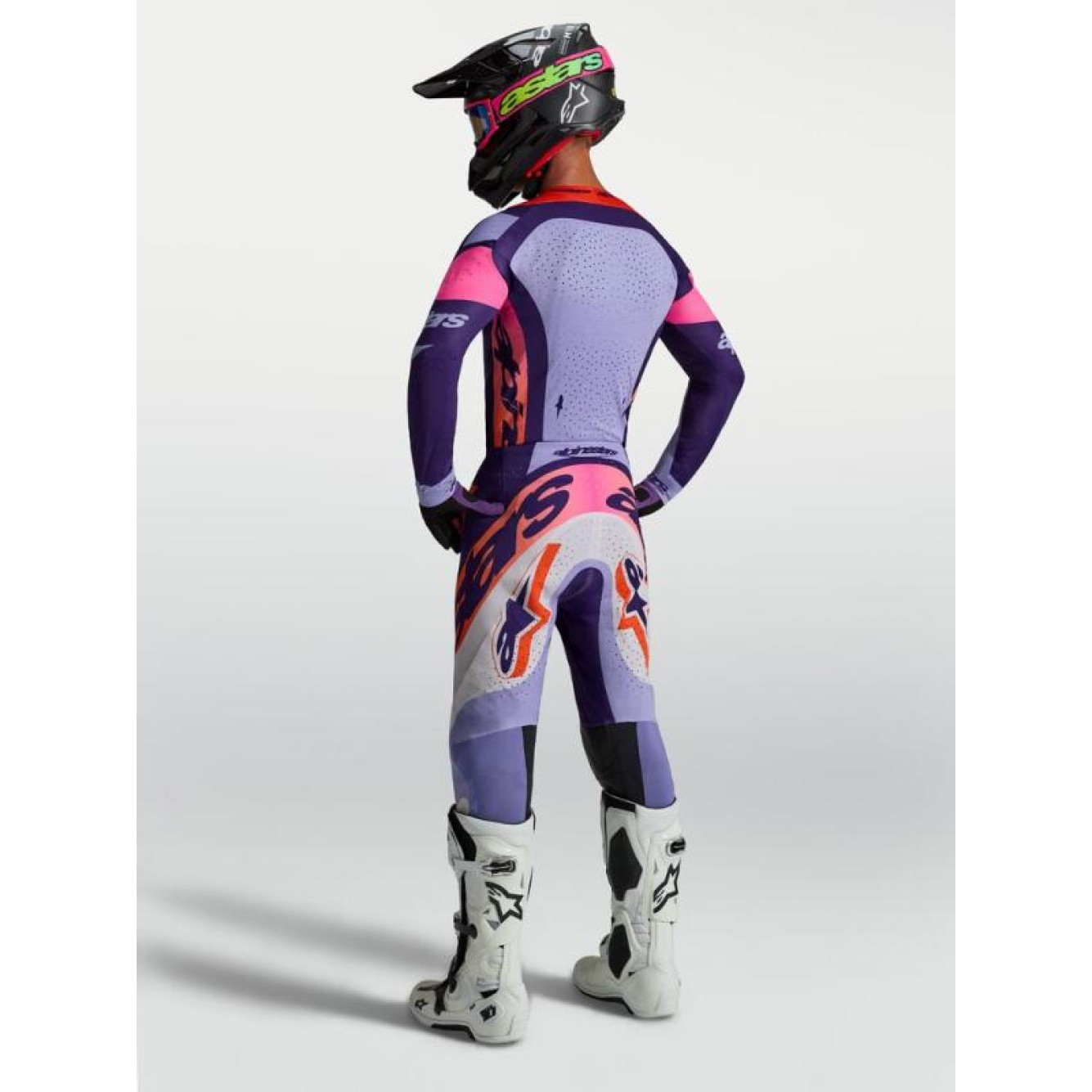 Alpinestars | Crossbroek Supertech Dyna Paars