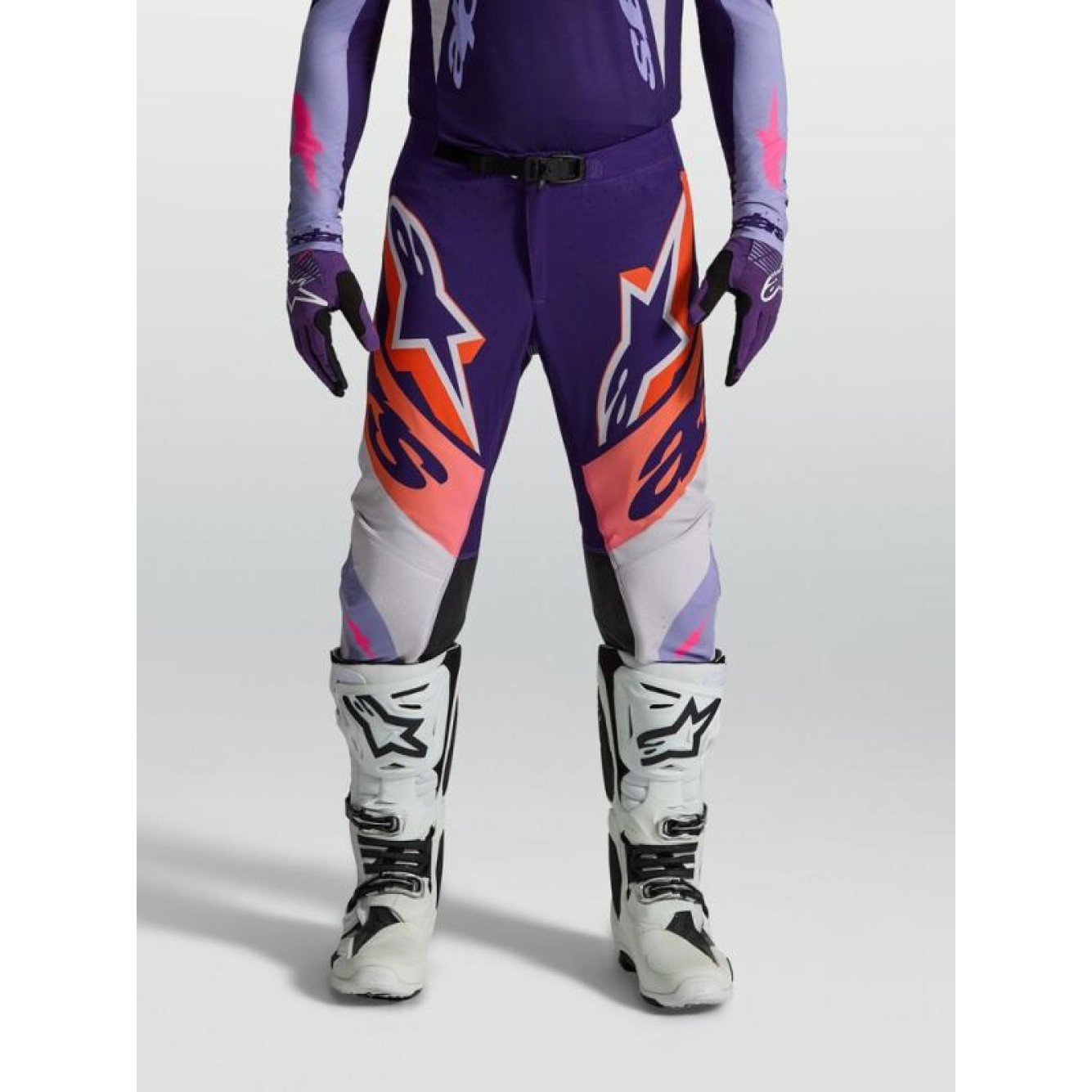 Alpinestars | Crossbroek Supertech Dyna Paars