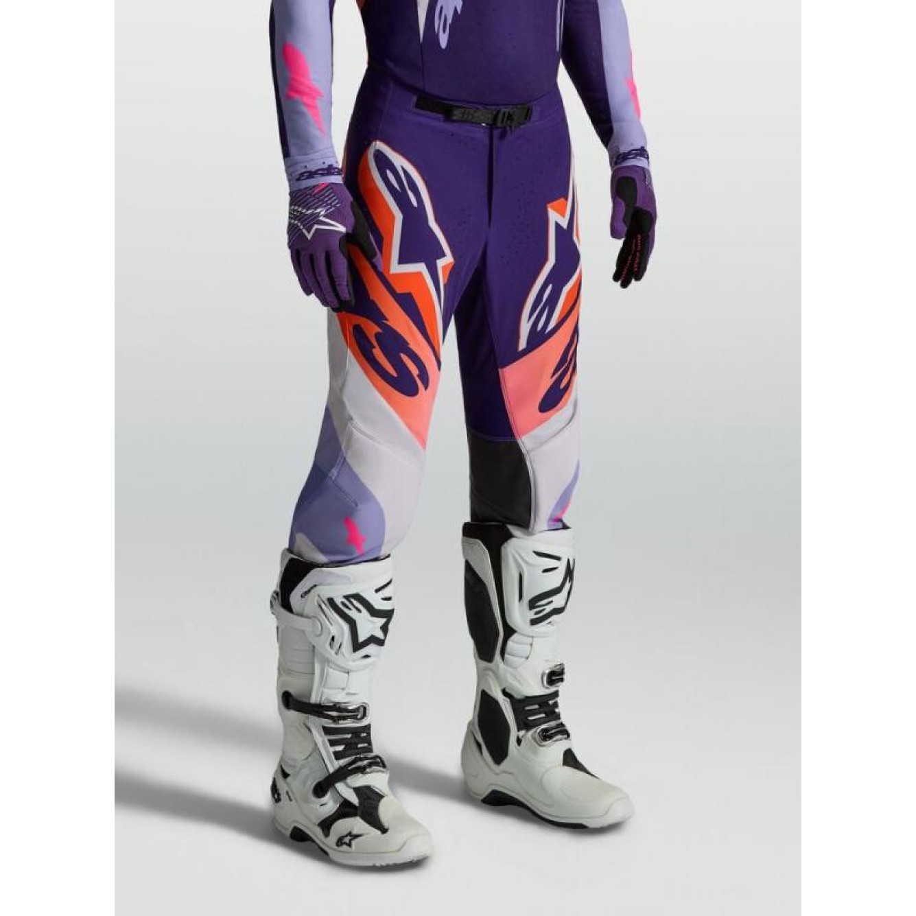 Alpinestars | Crossbroek Supertech Dyna Paars