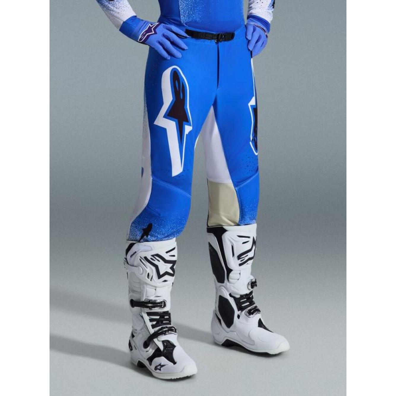 Alpinestars | Crossbroek Supertech Scenz Licht blauw