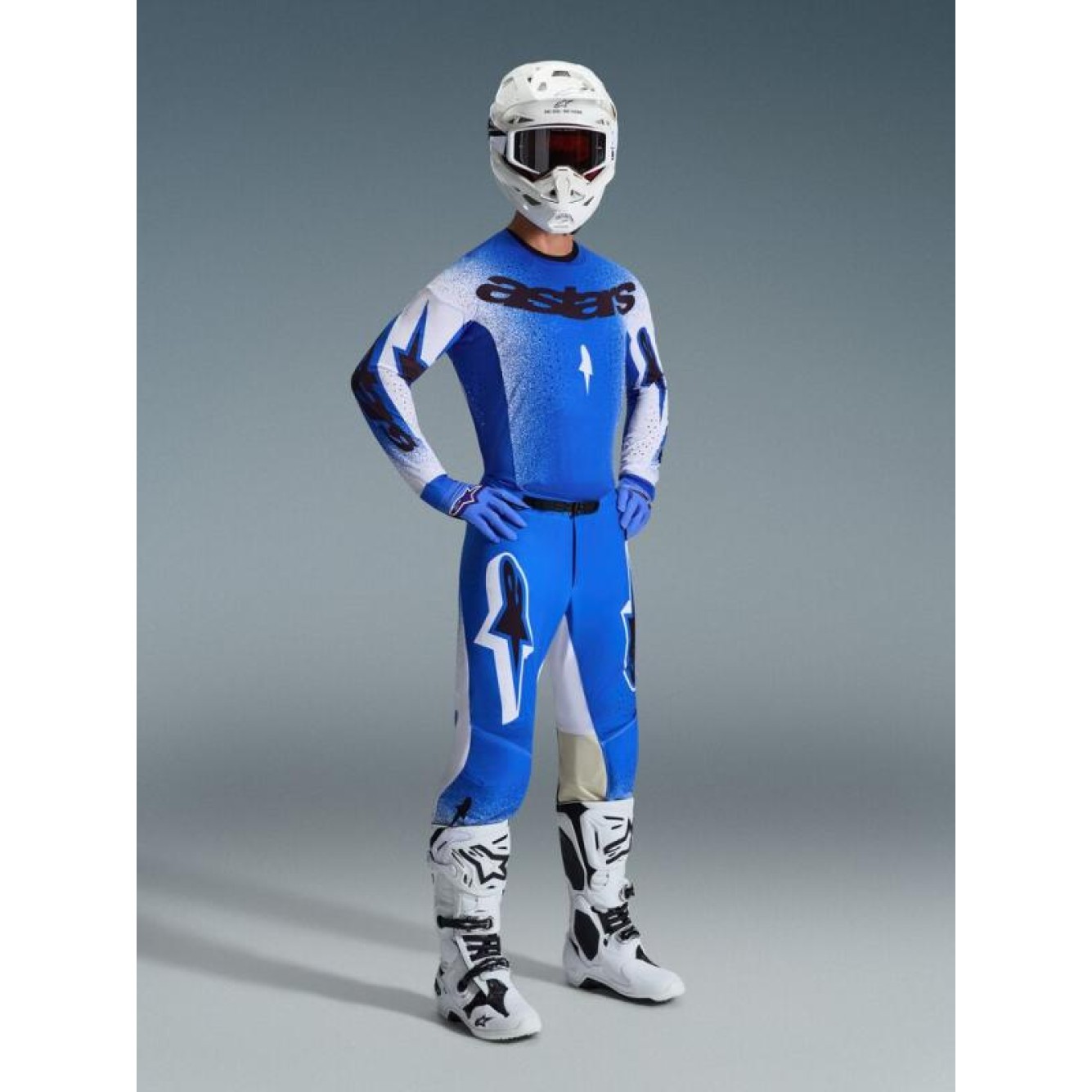 Alpinestars | Crossbroek Supertech Scenz Licht blauw