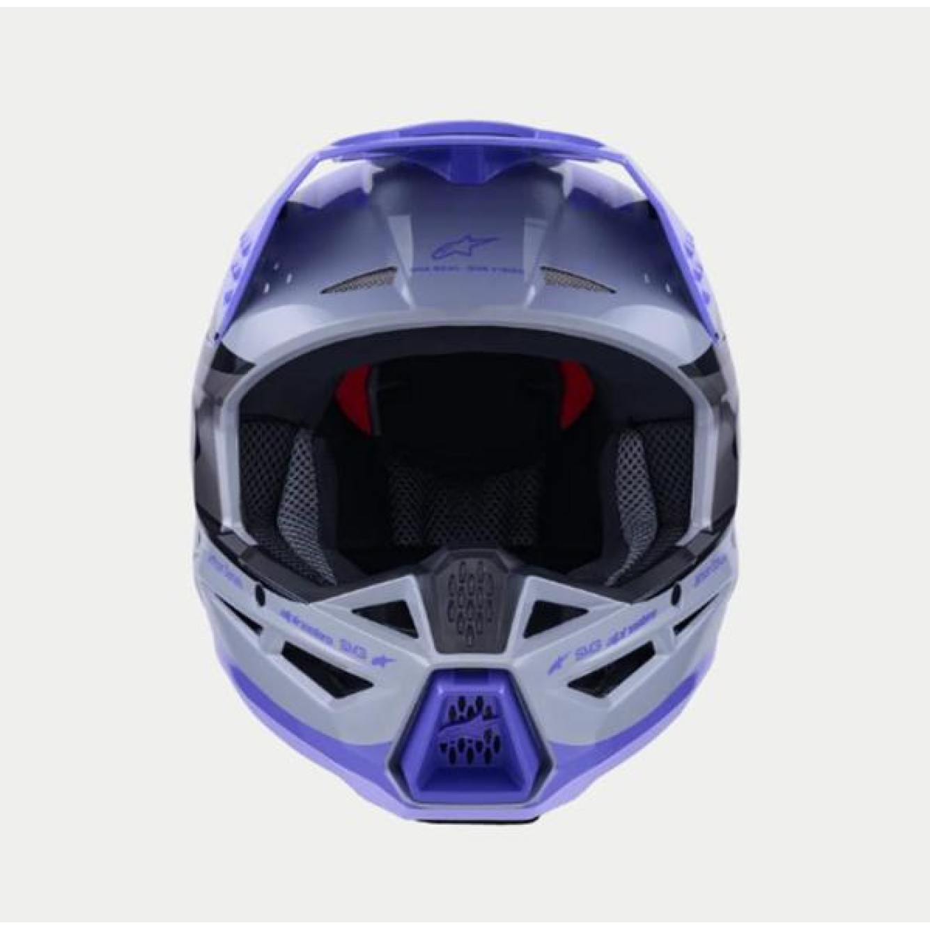 Alpinestars | Crosshelm S-M3 Jettson Grijs/Paars