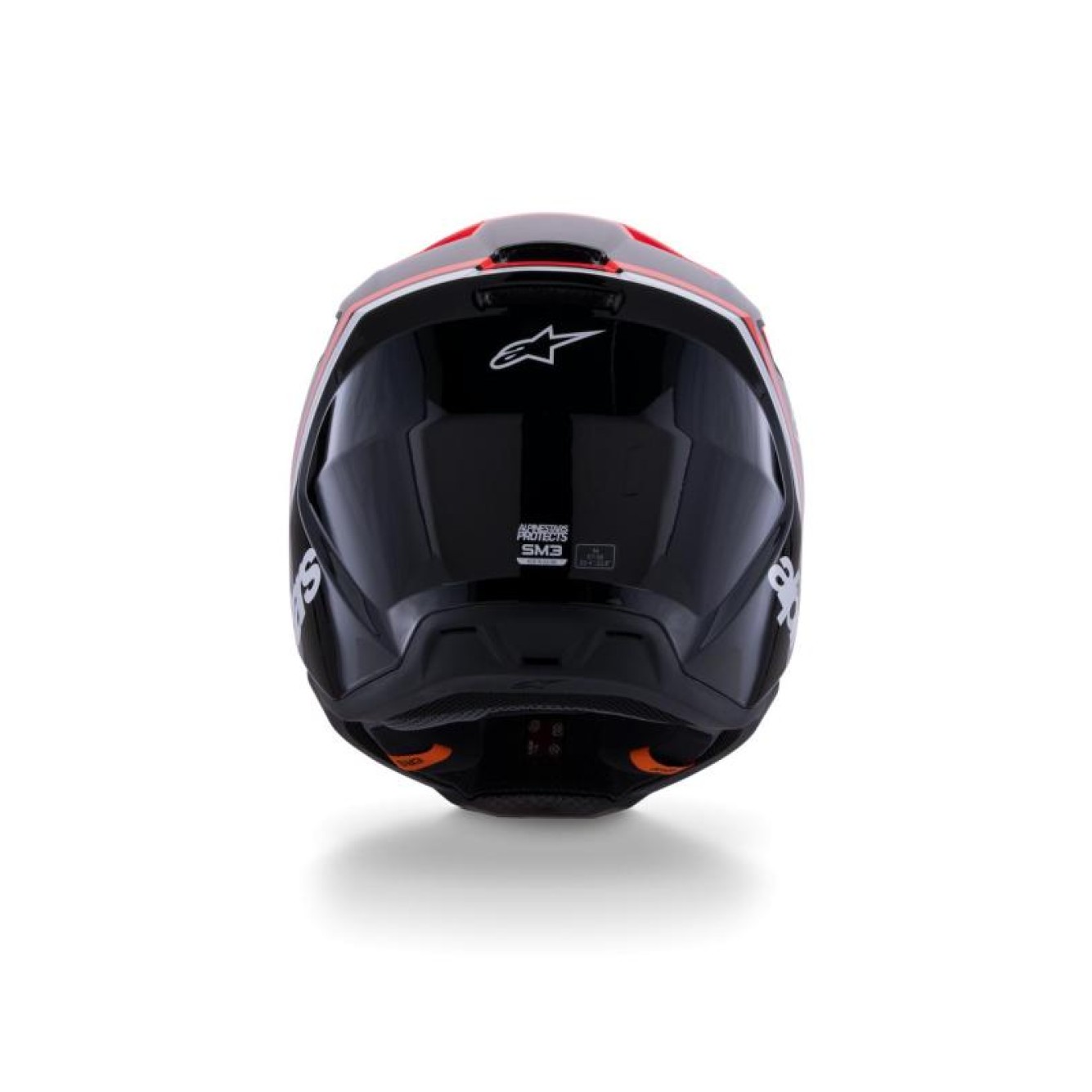 Alpinestars | Crosshelm S-M3 Radium Zwart/Rood