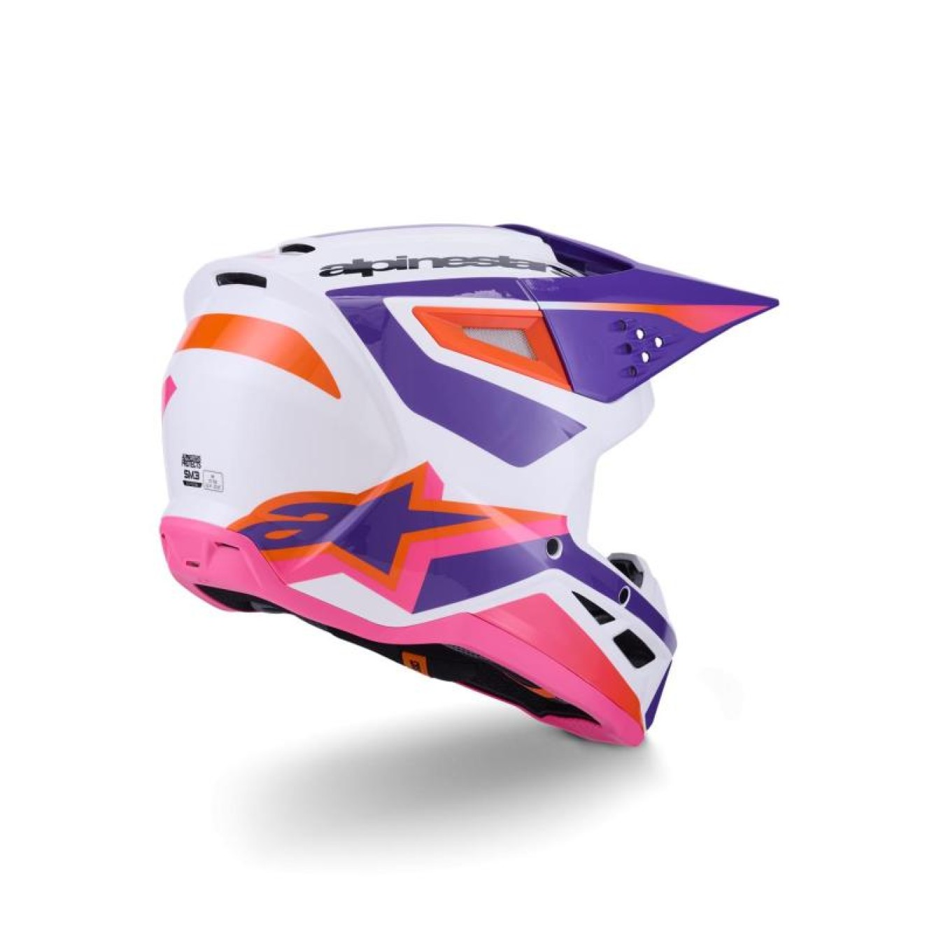 Alpinestars | Crosshelm S-M3 Roze/Wit