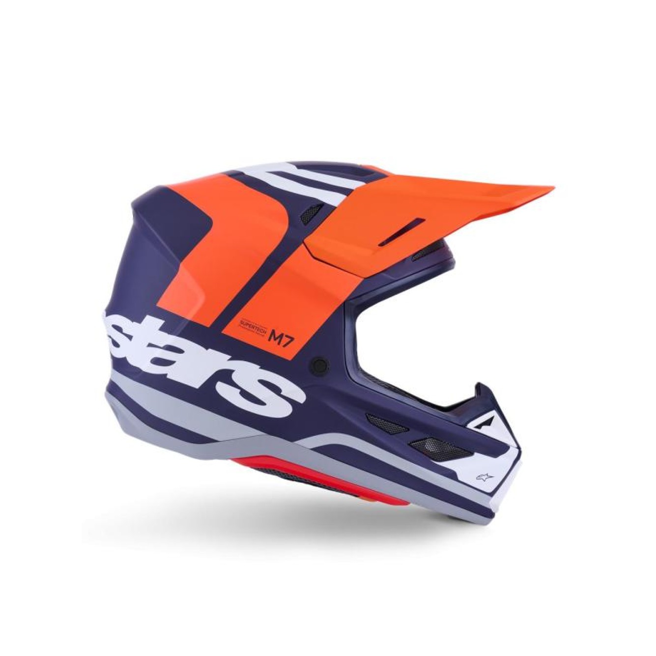 Alpinestars | Crosshelm S-M7 Core Blauw/oranje