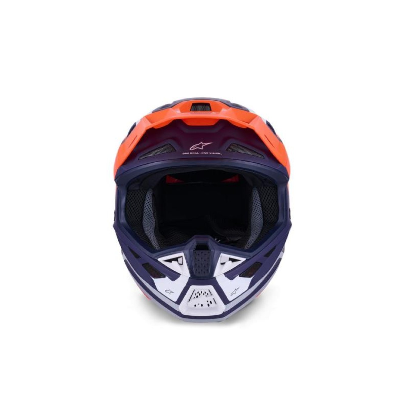 Alpinestars | Crosshelm S-M7 Core Blauw/oranje
