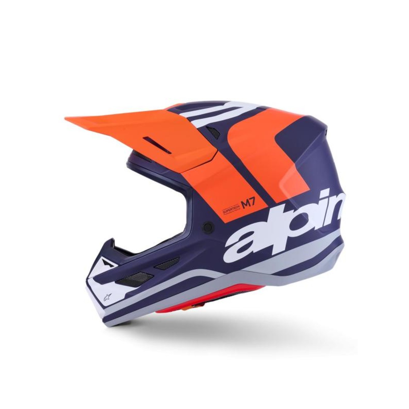 Alpinestars | Crosshelm S-M7 Core Blauw/oranje