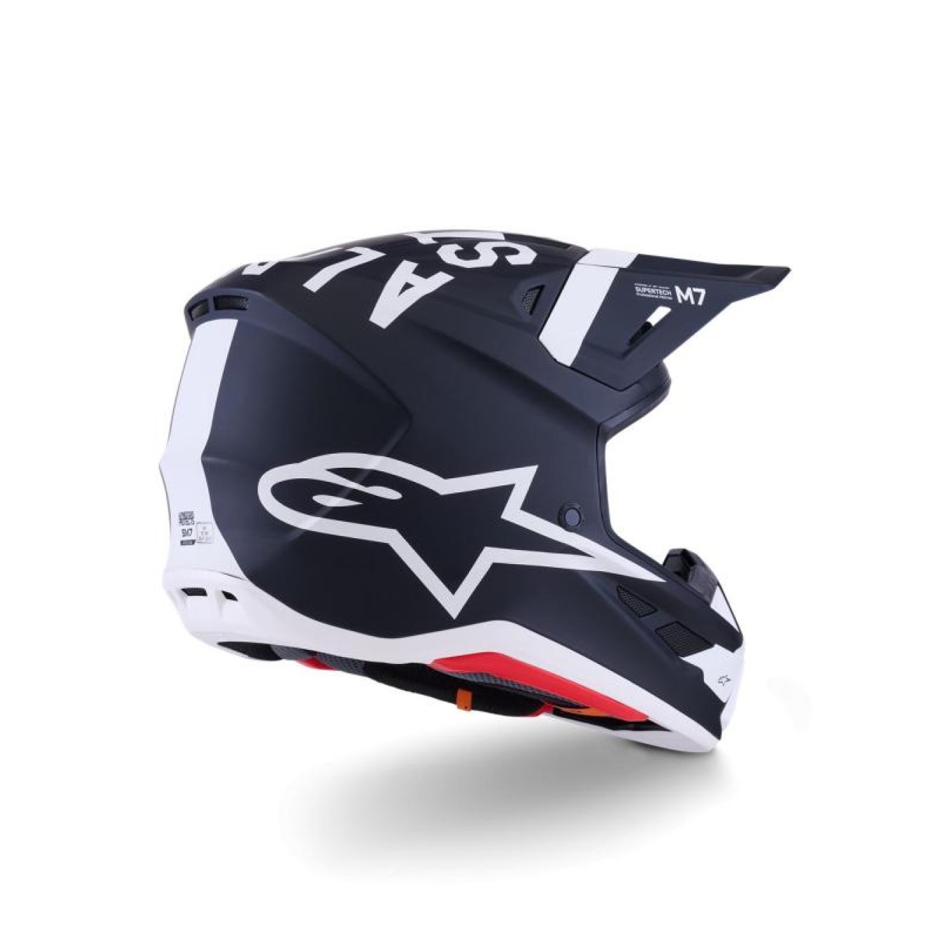 Alpinestars | Crosshelm S-M7 Dasher Zwart/Wit