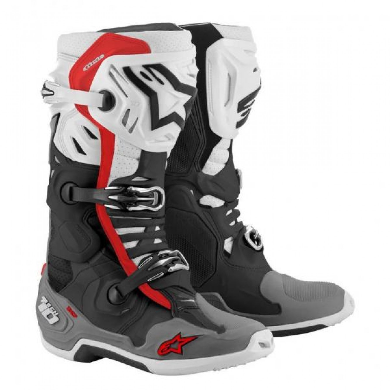 Alpinestars | Crosslaarzen Tech 10 Supervented Zwart / Grijs