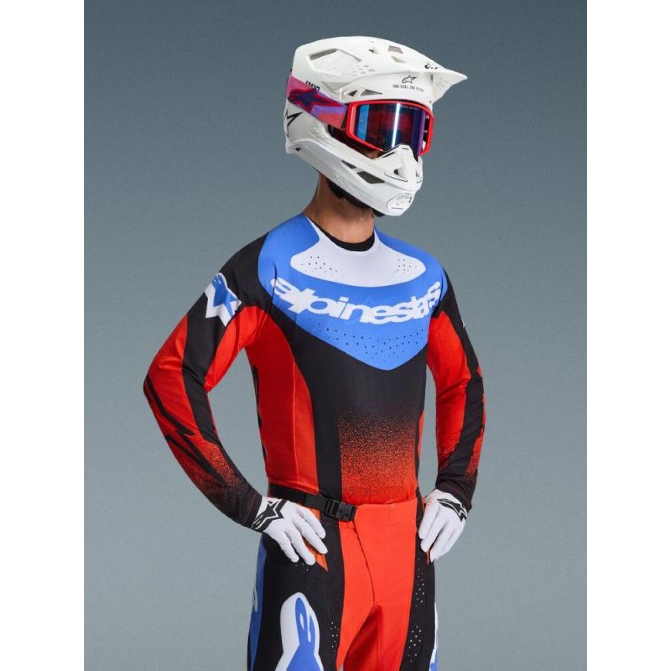 Alpinestars | Cross shirt Techstar Knif Oranje/Zwart