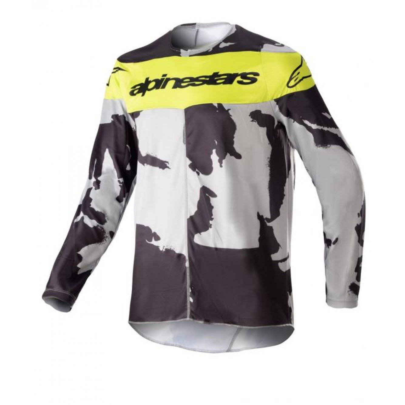 Alpinestars | Jeugd Cross Shirt Racer Tactical Fluo Geel / Camo
