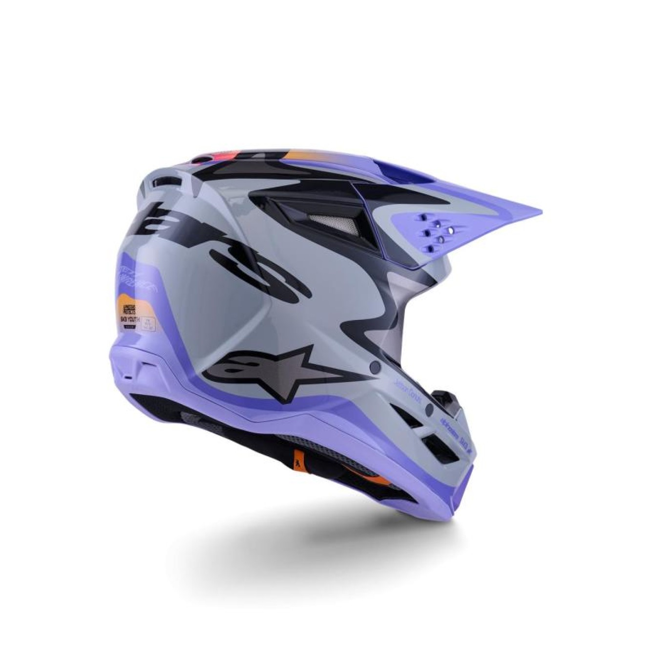 Alpinestars | Jeugd Crosshelm S-M3 Paars