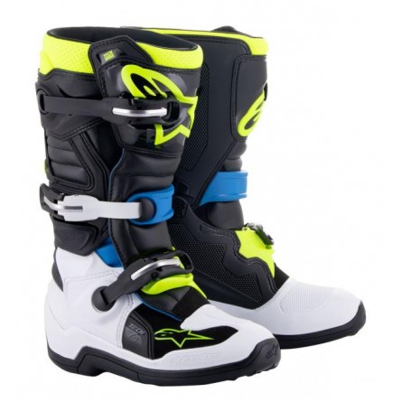 Alpinestars | Jeugd Tech 7S Zwart / Blauw / Fluor Geel