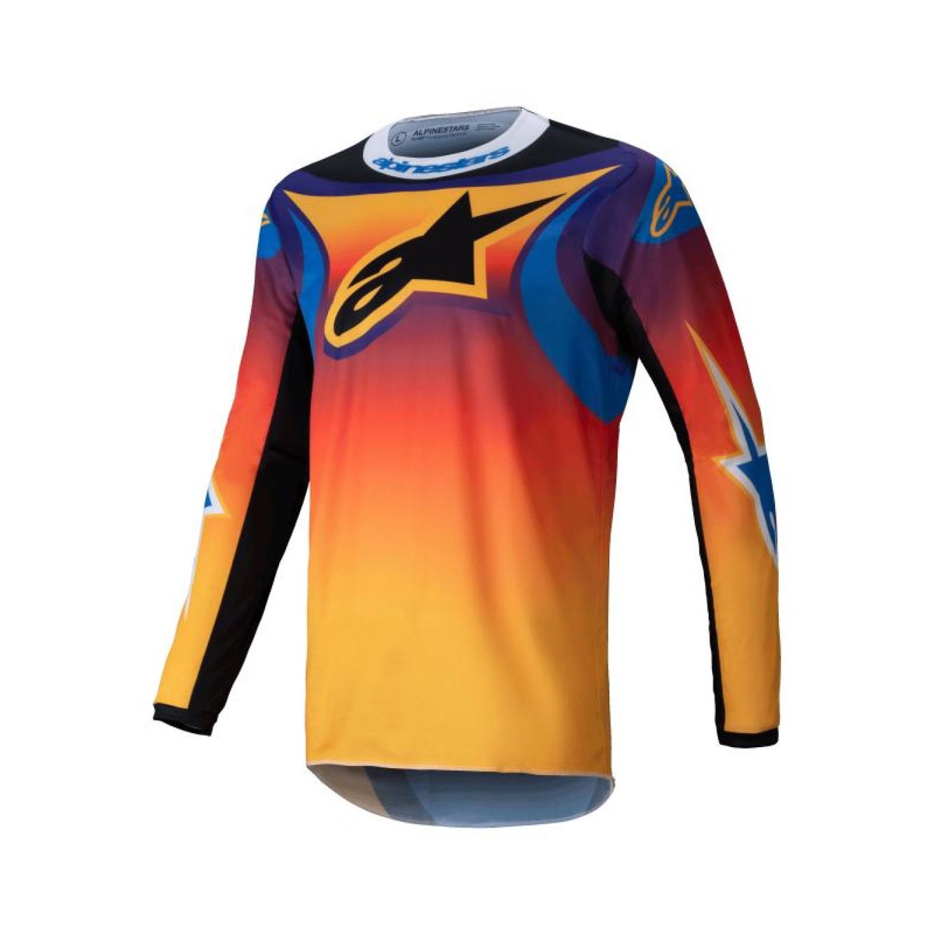 Alpinestars | Cross Shirt Fluid Wurx Oranje / Blauw