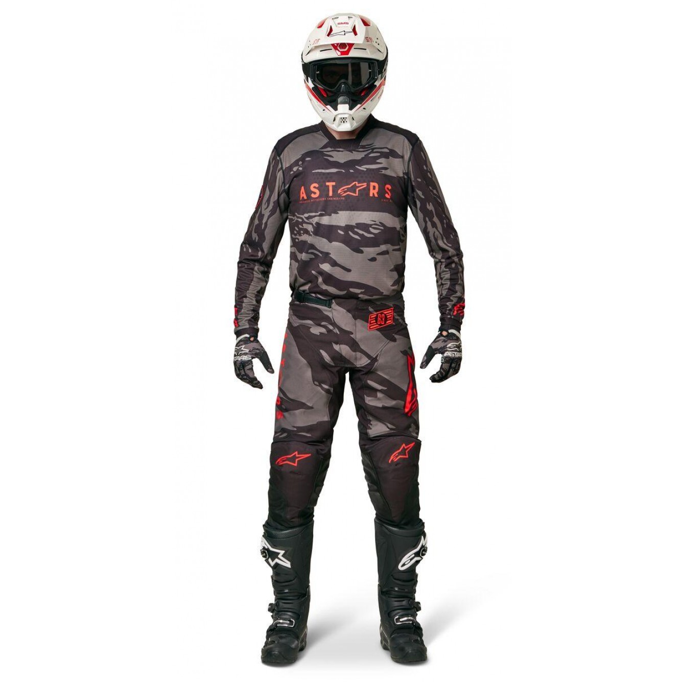 Alpinestars | Shirt Racer Tactical Camo Rood 