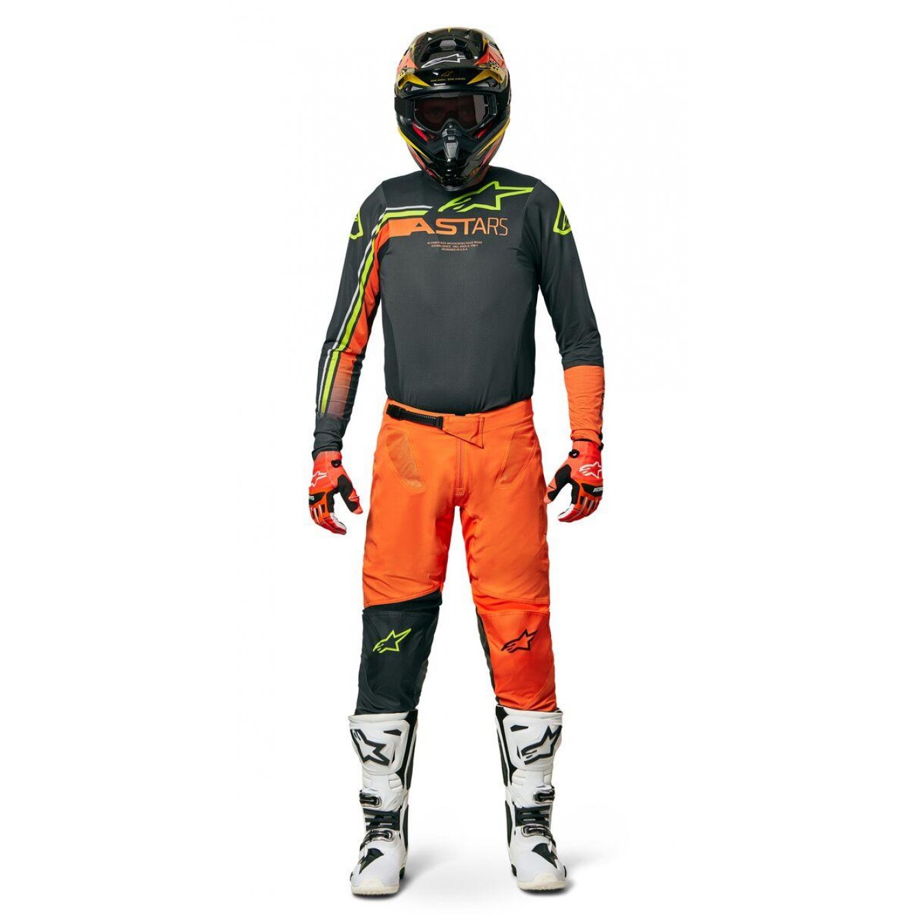 Alpinestars | Cross Shirt Supertech Blaze Zwart / Oranje
