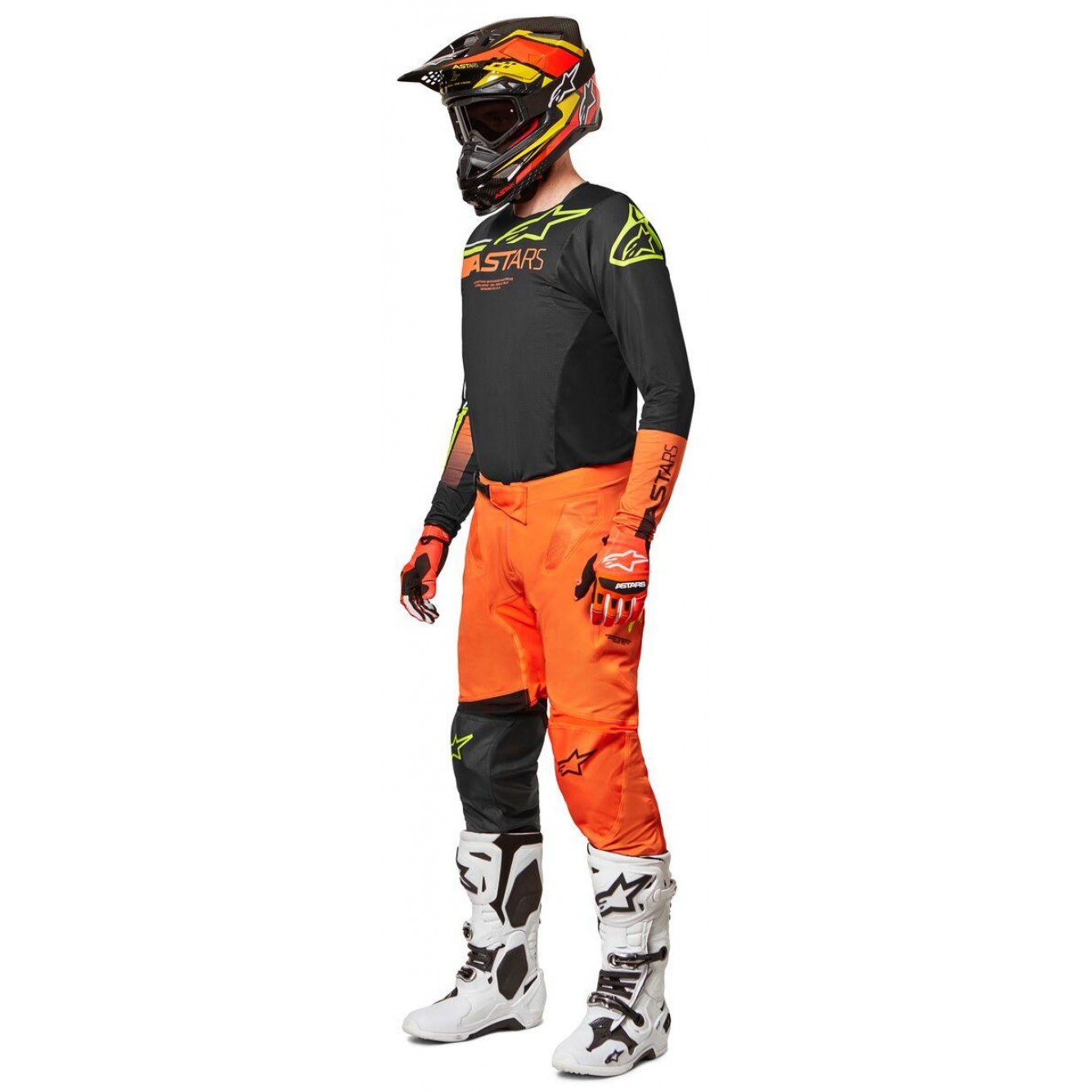 Alpinestars | Cross Shirt Supertech Blaze Zwart / Oranje