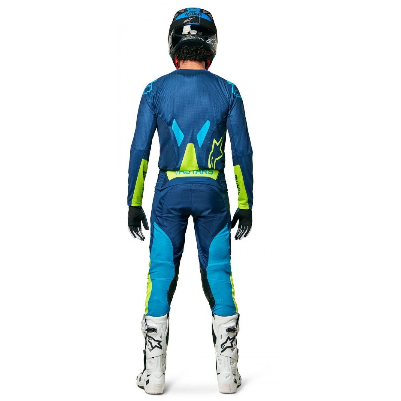 Alpinestars | Cross Shirt Techstar Factory Blauw / Fluo Geel