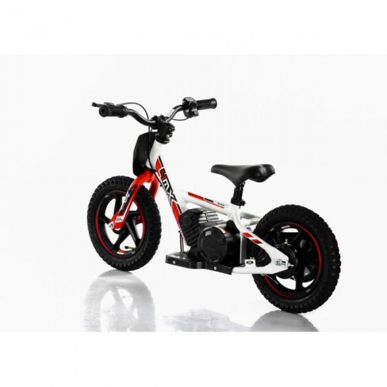 4MX | Elektrische Loopfiets Wit / Rood 12