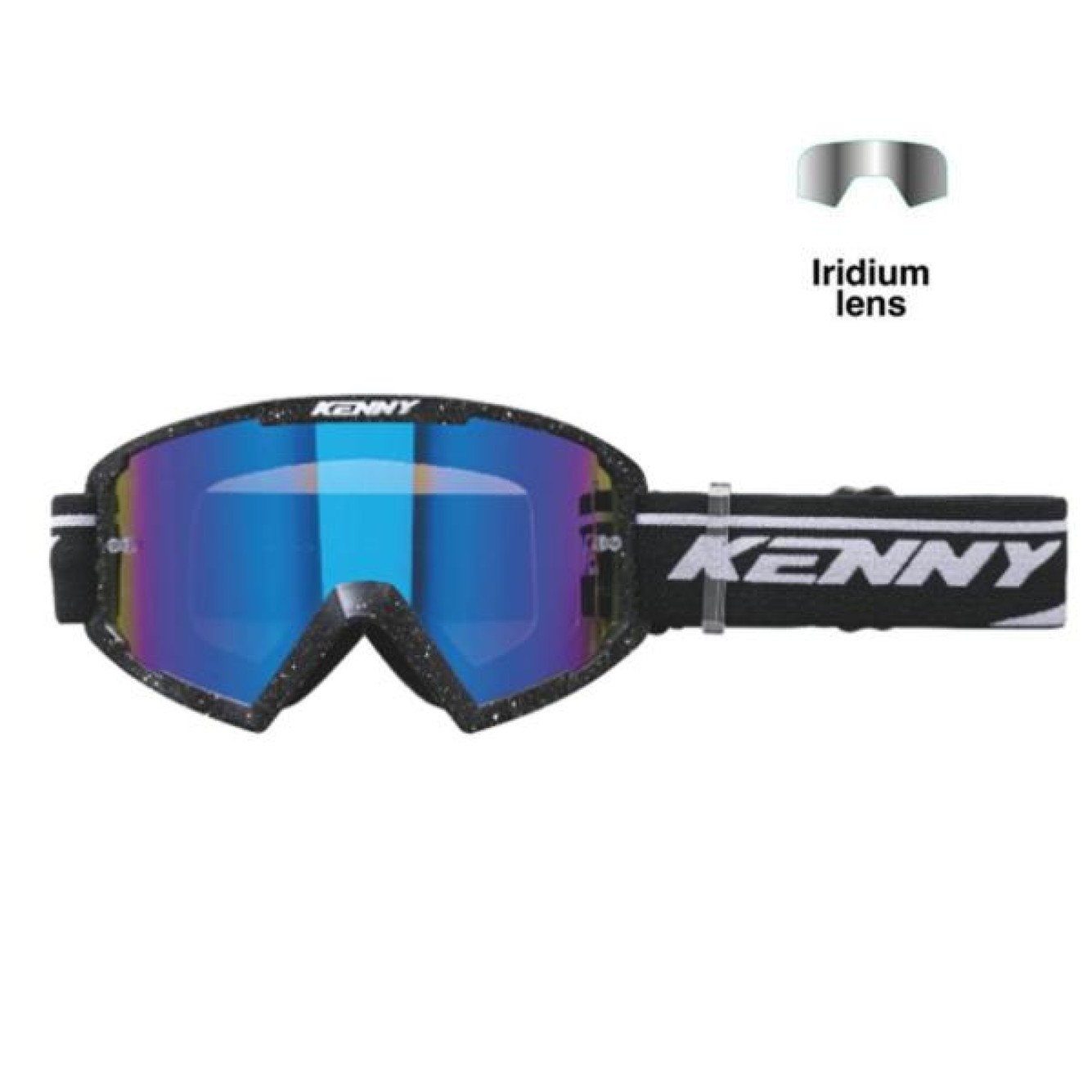 Kenny | Crossbril Track Zwart Glitter