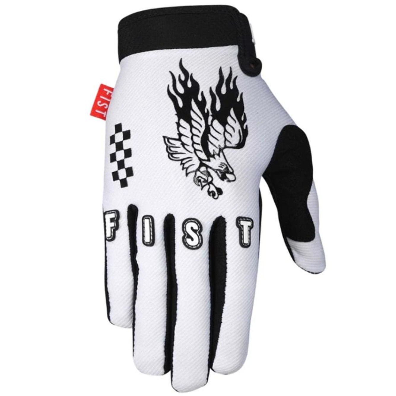 Fist Cross Handschoenen Baxter Maiwals Soaring Eagle Wit