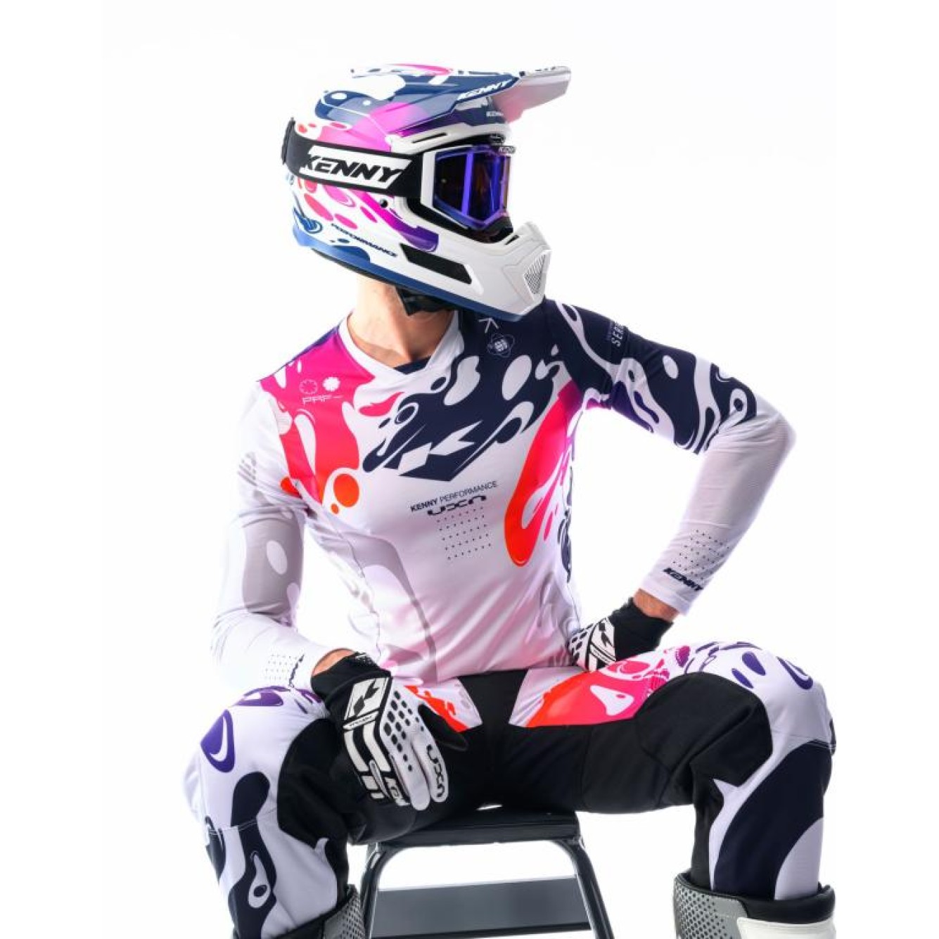 Kenny | Cross Shirt Performance Fluid Multicolor