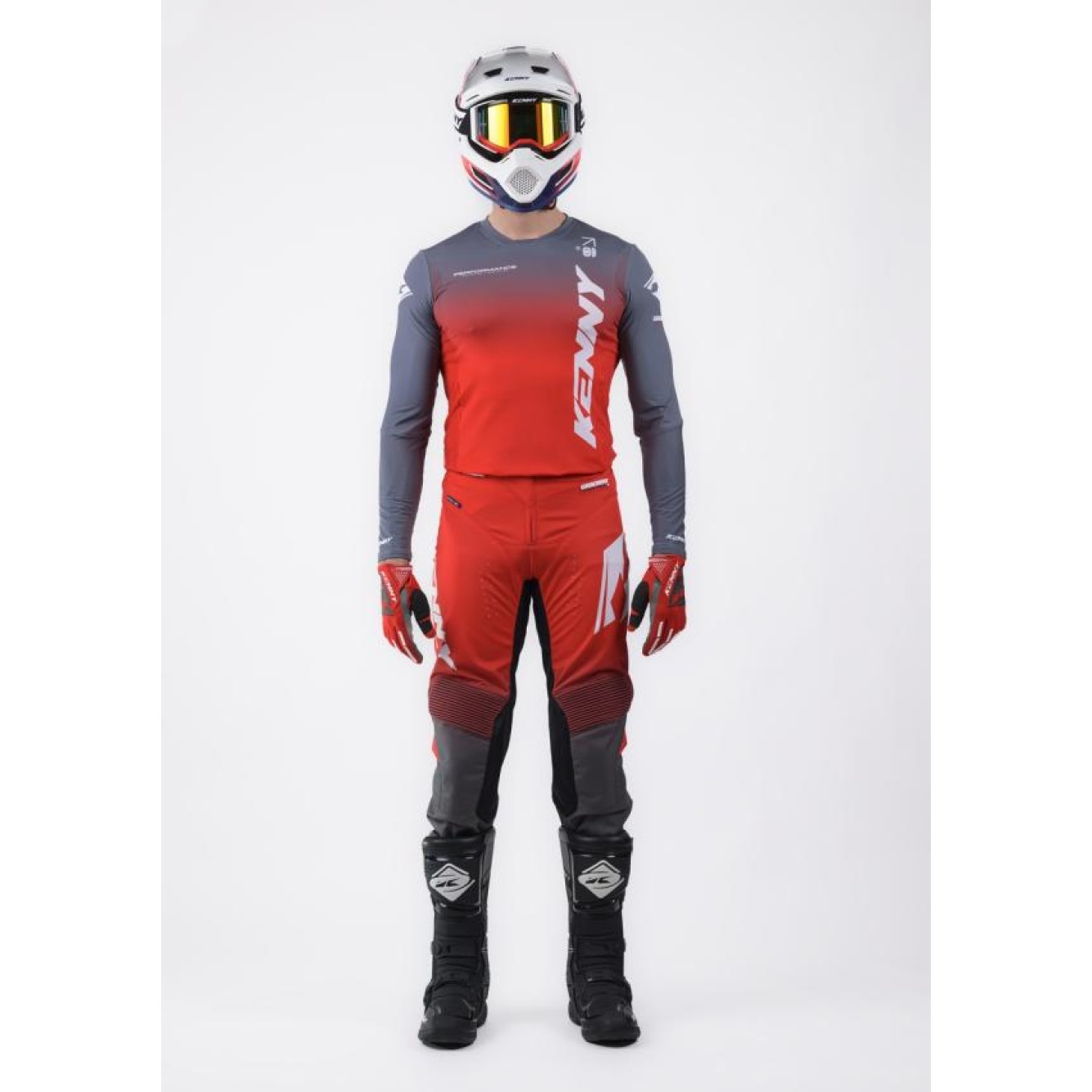 Kenny | Cross Shirt Performance Gradient Rood