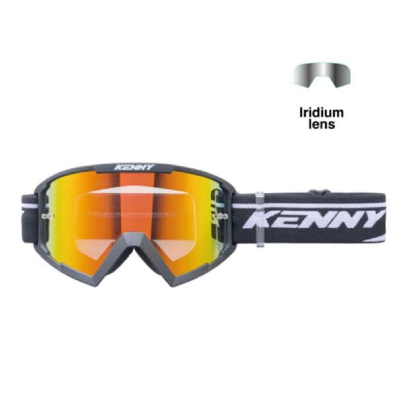 Kenny | Crossbril Track Zwart